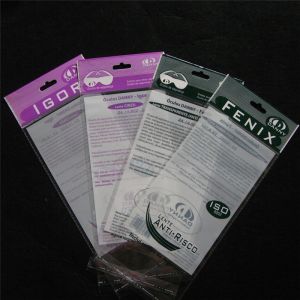 OPP BOPP Plastic Self Sealing Bags With Hang Holes All Size Stand Up Pouch