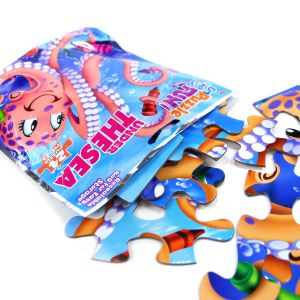 Sea Animal OEM Print Jigsaw Puzzle With A Opp Bag Package For Children