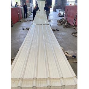 Corrugated Plastic PVC Roof Tiles Fire Resistance 2.0mm Thickness