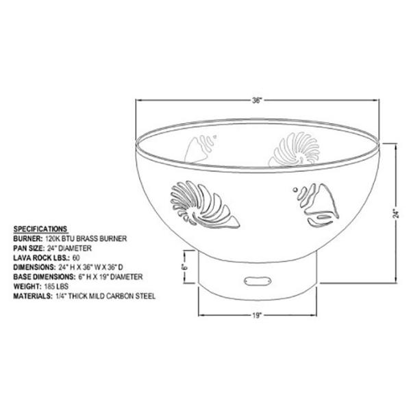 Corten Steel Fire Pit Laser Cut Animal Fire Pit Camping Wood Burning Bonfire