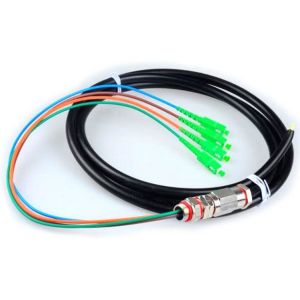 Outdoor Waterproof Fiber Optical Pigtail 2/4/6 Core Sc/fc With Pe Jacket