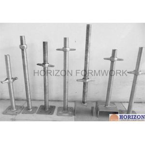 Cheap Screwed jack base and U-head for sale