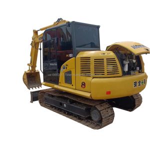 Cheap Shanghai Used Excavator Komatsu PC100 Digger Machine 10 Ton Operating Weight for Your for sale