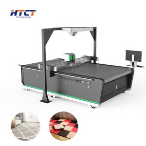 Cheap PVC Coil Mat Cutter Shaggy Jacquard Carpet and Rug Production Underlay Machine Sewing Cutting Machine for sale