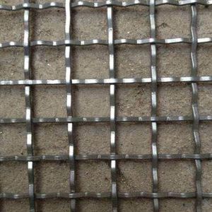 Galvanized Weaving Vibrating Screen Wire Mesh Lock Crimp Wire Mesh Square Mesh
