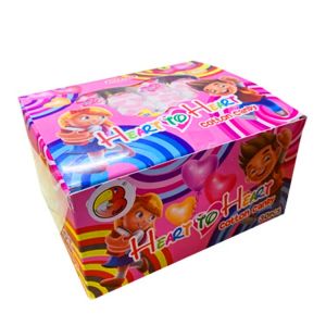 Smile Face Shape Small Colored Marshmallows Cotton Candy 12 G 30 Pieces