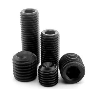 Iso4029 Black Plating Hexagon Socket Set Screws Alloy Steel Fasteners