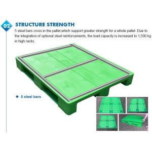 Light weight one time plastic pallets for transport and storage, Heavy duty