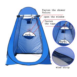 Individual Pop Up Shower Tent , Pop Up Pod Portable Shower Station And Privacy