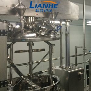 TUV High Viscosity Vacuum Emulsifier Mixer 1 Ton Electric Heating