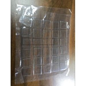 Square 10 X10 Mm Sapphire Wafer 0.5mm Thickness Al2O3 Single Crystal Lens