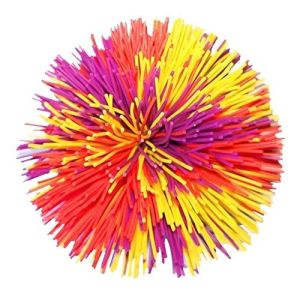 Colorful Monkey Stress Ball Silicone Fluffy Ball Stringy Silicone Koosh Ball