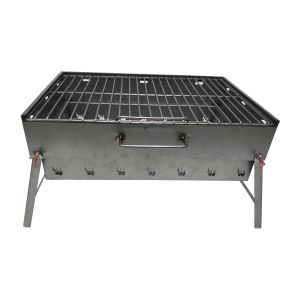 Carbon Steel 1.0mm Foldable Charcoal BBQ Grill With Grid