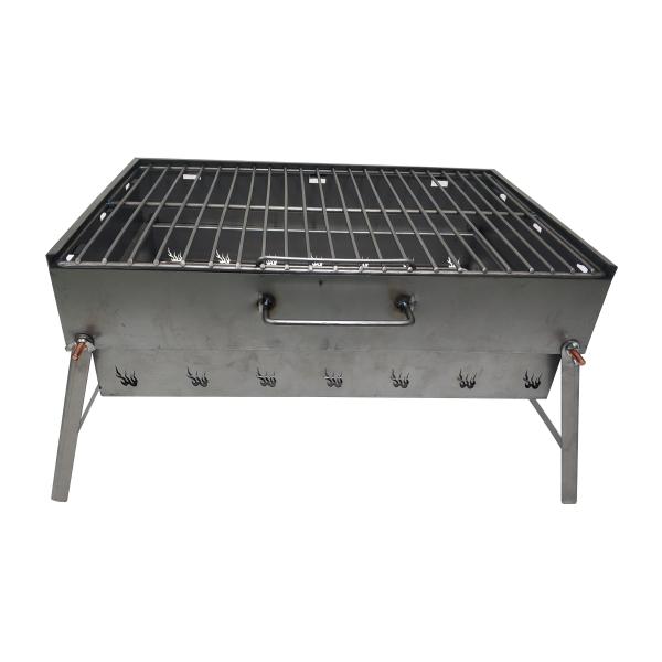 Quality Carbon Steel 1.0mm Foldable Charcoal BBQ Grill With Grid wholesale
