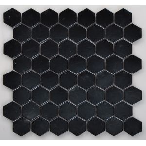 Cheap SH4449 Hexagonal Shape Iridescent Glass Mosaic for sale