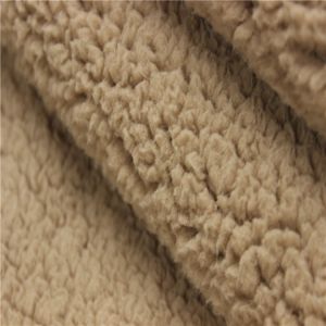 Best selling polyester super soft cotton sherpa fleece faux fur fabric/sherpa