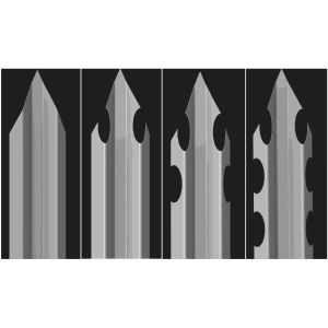 White 2.4m Height Metal Security Side Gates With EN ISO 1461 Standard