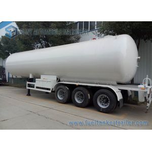China 3 FUWA Axles LPG Tank Trailer 50M3 Propane Gas Tanker semi trailer on sale