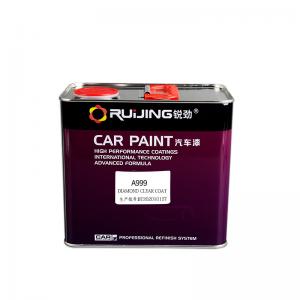 China Bright Acrylic Spray Clear Coat , Resin Varnish Brilliant Automotive Clear Coat on sale