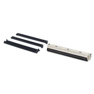 SCSI 68 Pin Male Soldering Type Connector 1.27mm Pitch Servo Automation