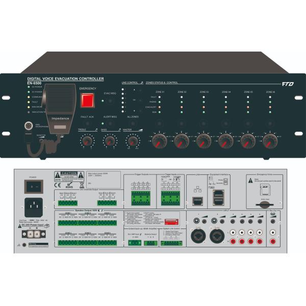 Quality Zone Evac Controller Voice Alarm System Built - In 500W Class - D Amplifier wholesale