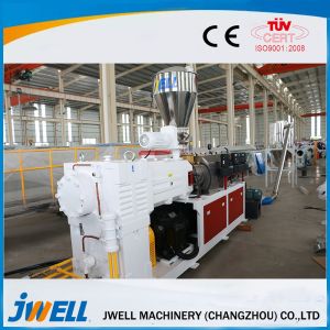 Adjustable Wpc Board Making Machine Conical Twin Screw Extruder