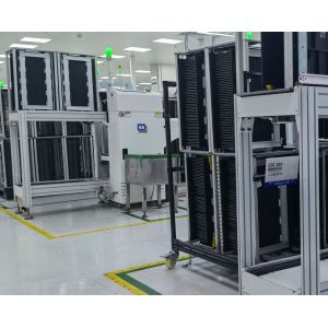 SMT Full Auto 450*330mm PCB Magazine Unloader SMEMA Compatible