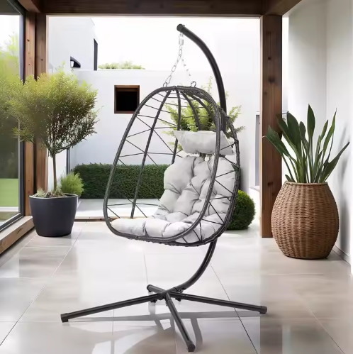 Quality Customized Color Hammock Swing Chair With Iron Tube Frame And Instructions Qingdao Port Weight Capacity Up To 150kg wholesale