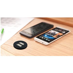Qi Standard USB2.0 Embedded Desktop Wireless Charger