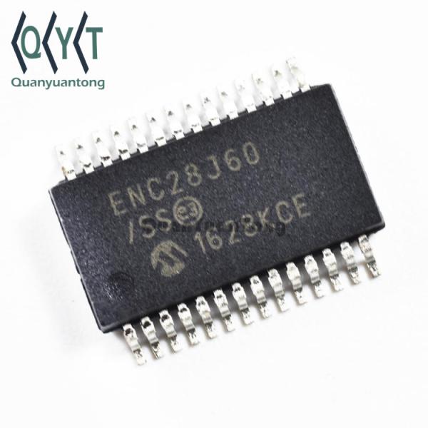 Quality ENC28J60 Module IC ENC28J60 SS ENC28J60/SS Ethernet Controller 10 Base-T SPI Interface SSOP28 wholesale
