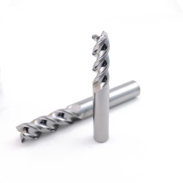 3 Flute Carbide End Mill for Mirror Polished Aluminum Machining