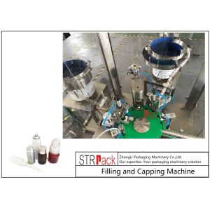 Vial Oral / Nasal Spray Filling Machine Capacity 50bpm With No Leakage System