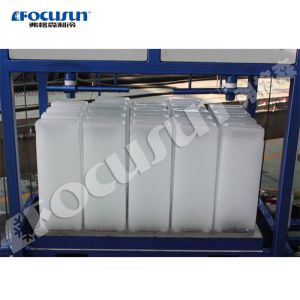 Cheap 1 Ton Bitzer Compressor Direct Refrigeration Block Ice Machine for Customized Ice Making for sale