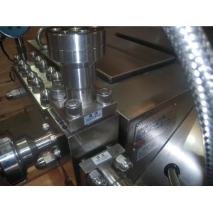 Mechanical Process Milk Homogenization , Liquid Homogenizer Automatic Cleaning