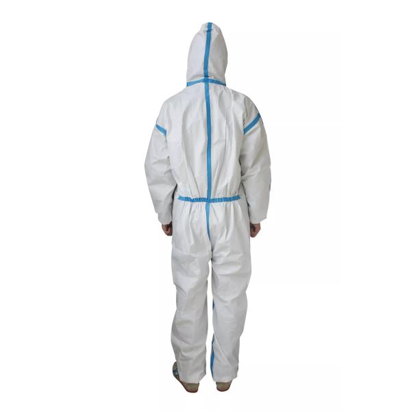 SMS Disposable Coverall PPE Protective Coveralls With Hood ODM