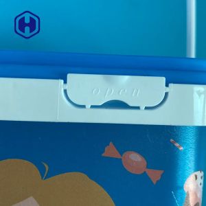 108oz Biscuit IML Container Luxury Cracker Square Custom Christmas Gift Food