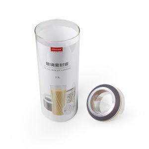 High borosilicate glass sealing tank with adjustable date