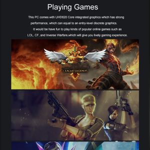 Intel Core i3 Series Mini Computer With DDR4 Linux And Support Dual Screen