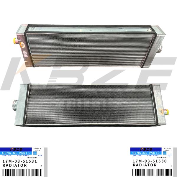 17M-03-51531 KOMATSU SAA6D140E-5 ENGINE 17M-03-51530 RADIATOR ASSY FOR D275A-5R