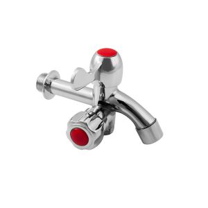 Cheap More Functions Double Handles Water Tap Plate Chrome &amp; Zinc Alloy Open-Mounting for sale