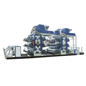 China 6 Colour Roll To Roll Flexographic Printing Machine Stack Type on sale China 6 Colour Roll To Roll Flexographic Printing Machine Stack Type on sale