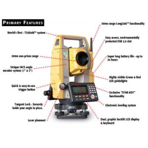 Topcon 0S101,0S102,0S103,0S105,0S107 Total Station