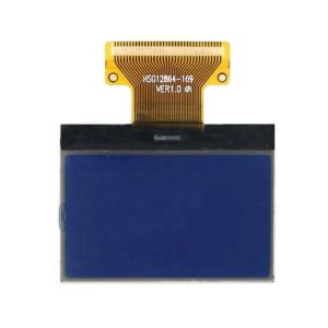 Cheap Blue Backlight LED 28x64 COG Dot Matrix LCD Display Module With FPC Interface for sale
