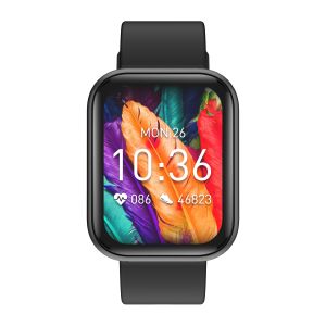 Square 1.28Inch Full Touch Smartwatch Fitness With Weather Display