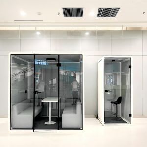 China Assembled Modern Office Pod Portable Home Office Soundproof Booth White on sale