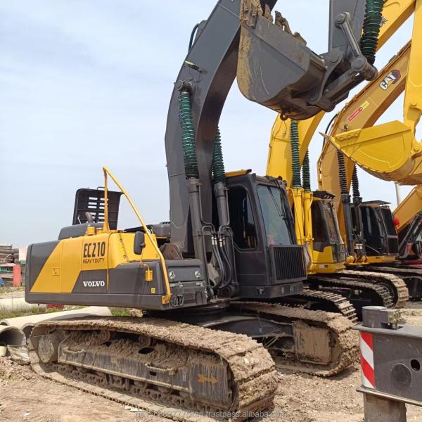 Used VOLVO EC210 Excavator with Original Hydraulic Valve and 0-2000 Working Hours