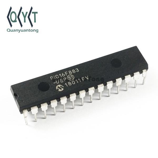 Quality PIC Microcontroller IC MCU PIC16F883 8-bit Microcontroller PIC16F883-I/SP Flash CMOS Micro Chip DIP 7KB 20MHz wholesale