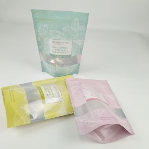 China Body Scrub Bath Sea Salt Zipper Stand Up Spice Bag Pouch Plastic Pouches Packaging on sale
