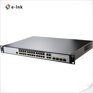 L3 Managed Ethernet Switch 24 Port 10 100 1000T Gigabit To 4 Port 10G SFP+