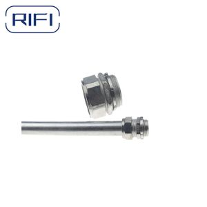 Galvanised Metal IMC Conduit Fittings Electrical Connector Compression Type